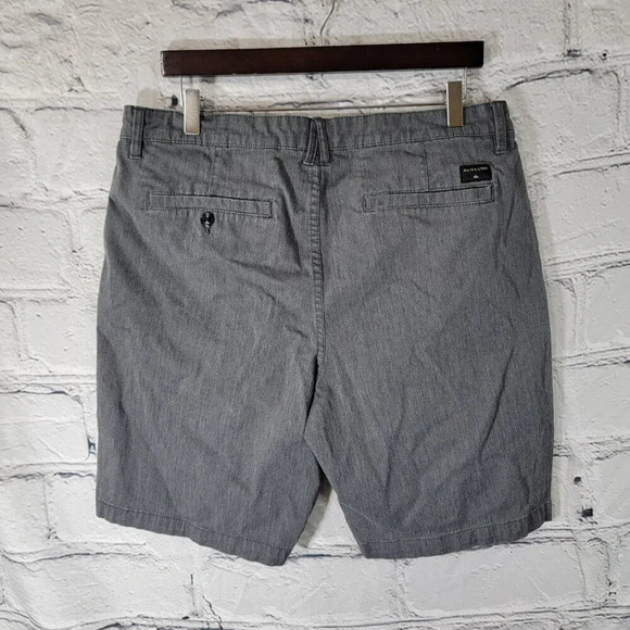 Quiksilver Mens Everyday Union Stretch Shorts Preppy Casual Basic Grey Gray - Picture 3 of 5